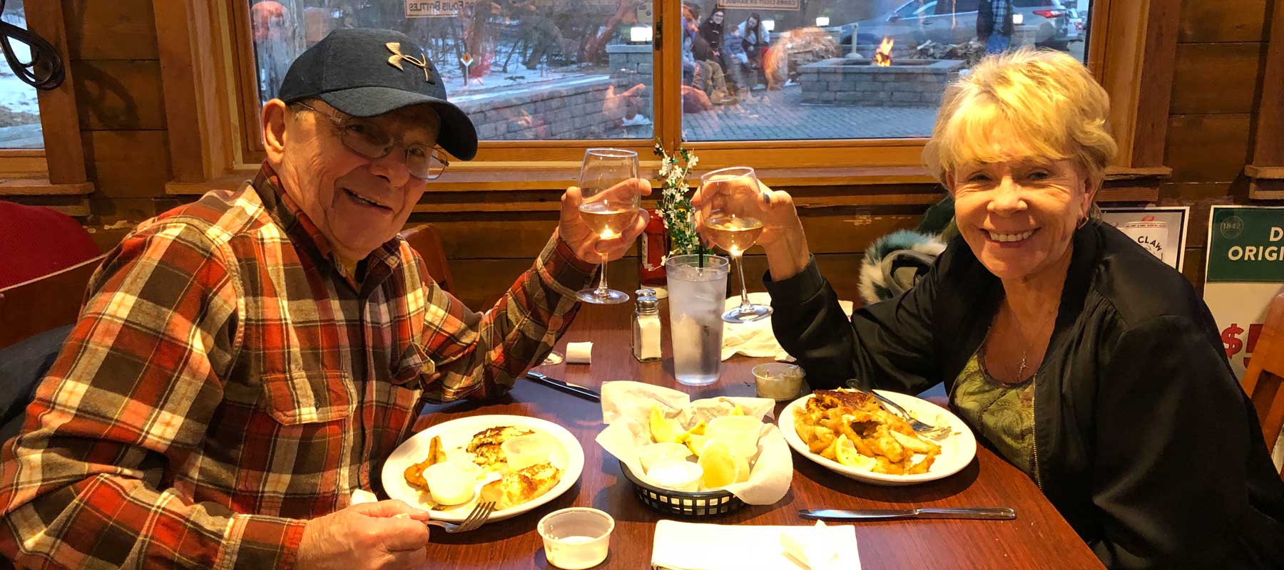 Couple Eating Dinner